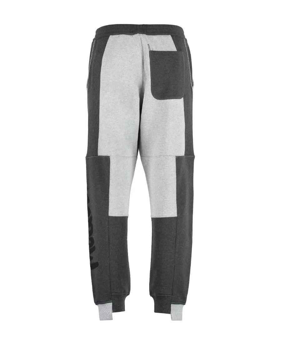 Logo Printed Colourblock Track Pants