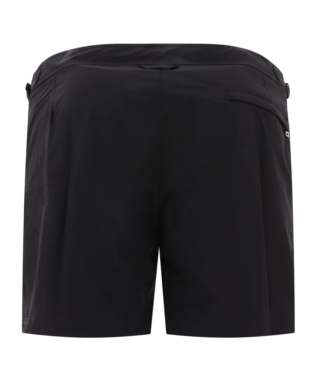 Logo Embroidered Bermuda Shorts