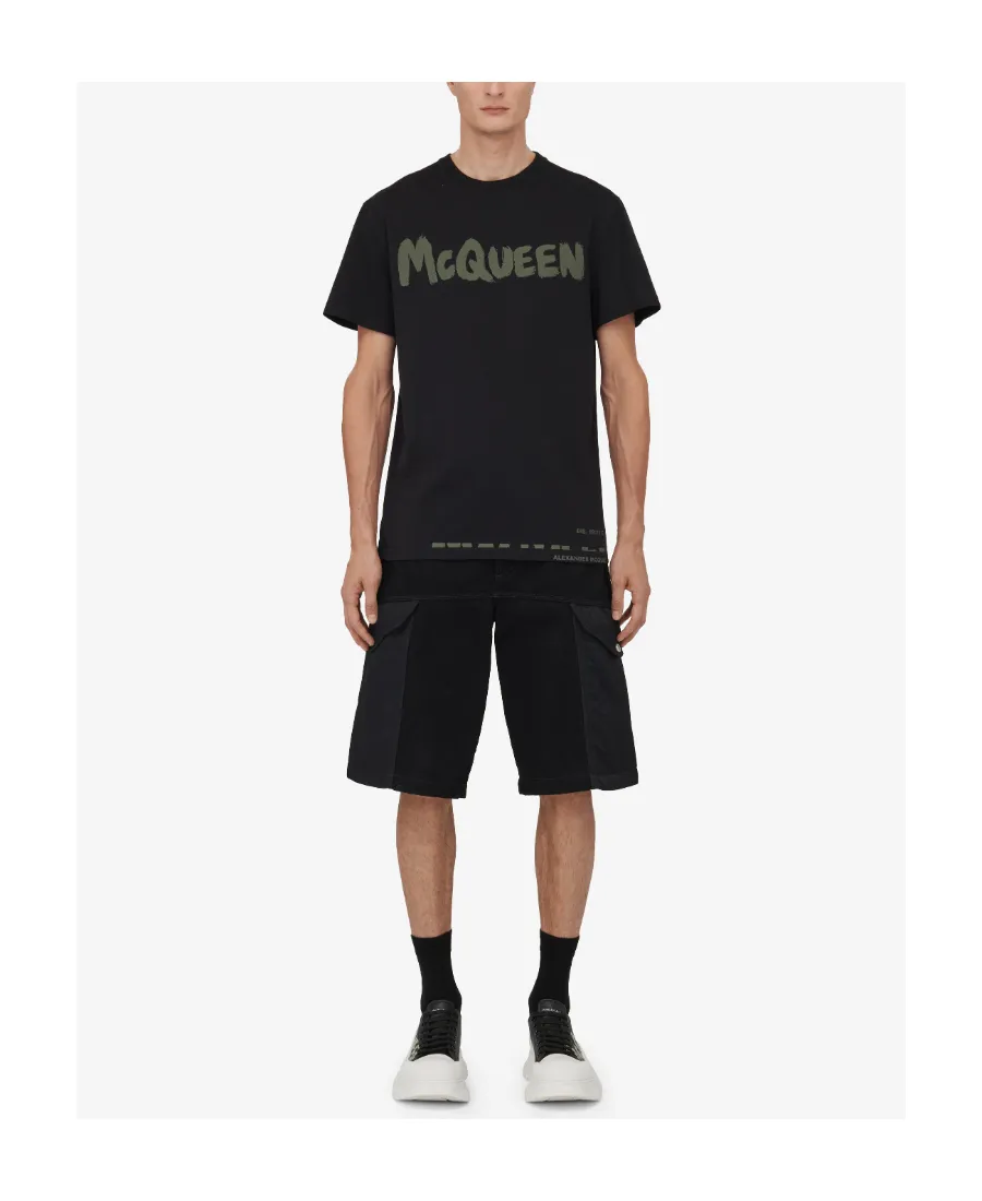 Hybrid Denim Straight Leg Shorts