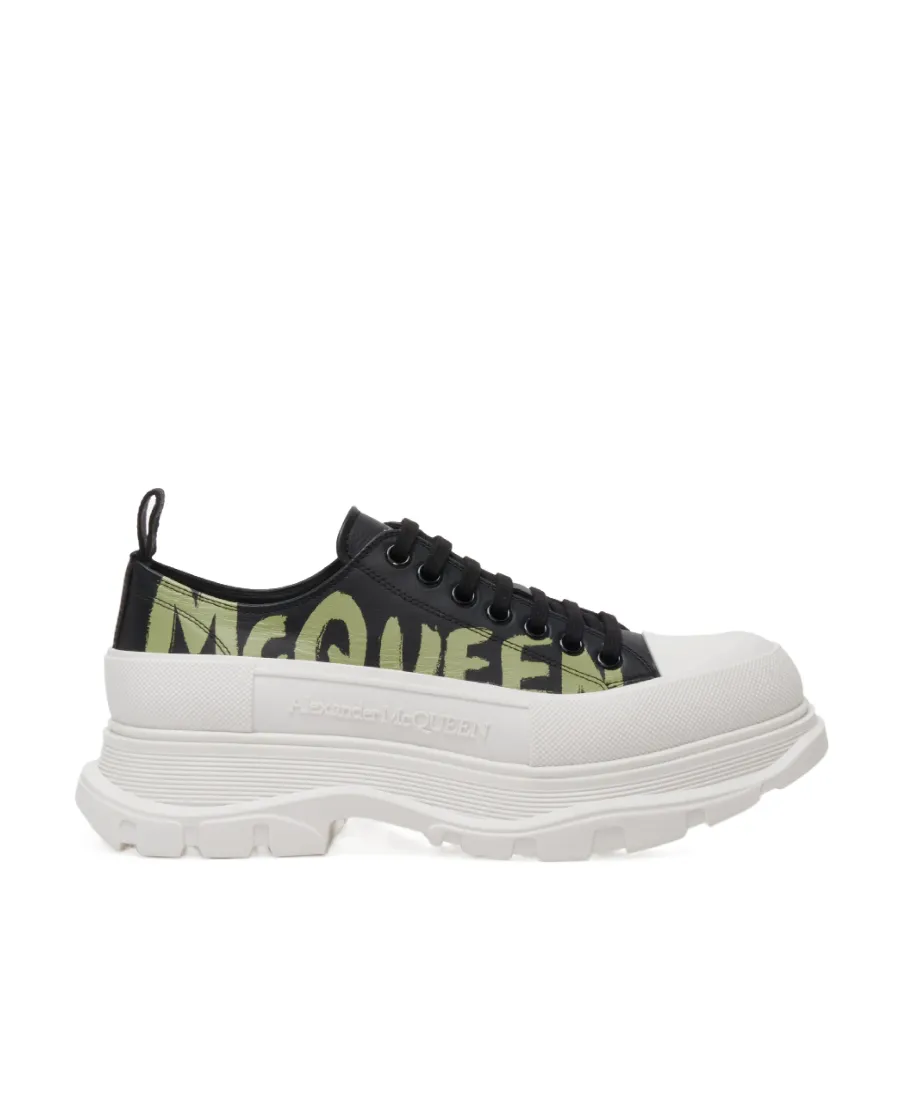 Logo Printed Lace-Up Sneakers