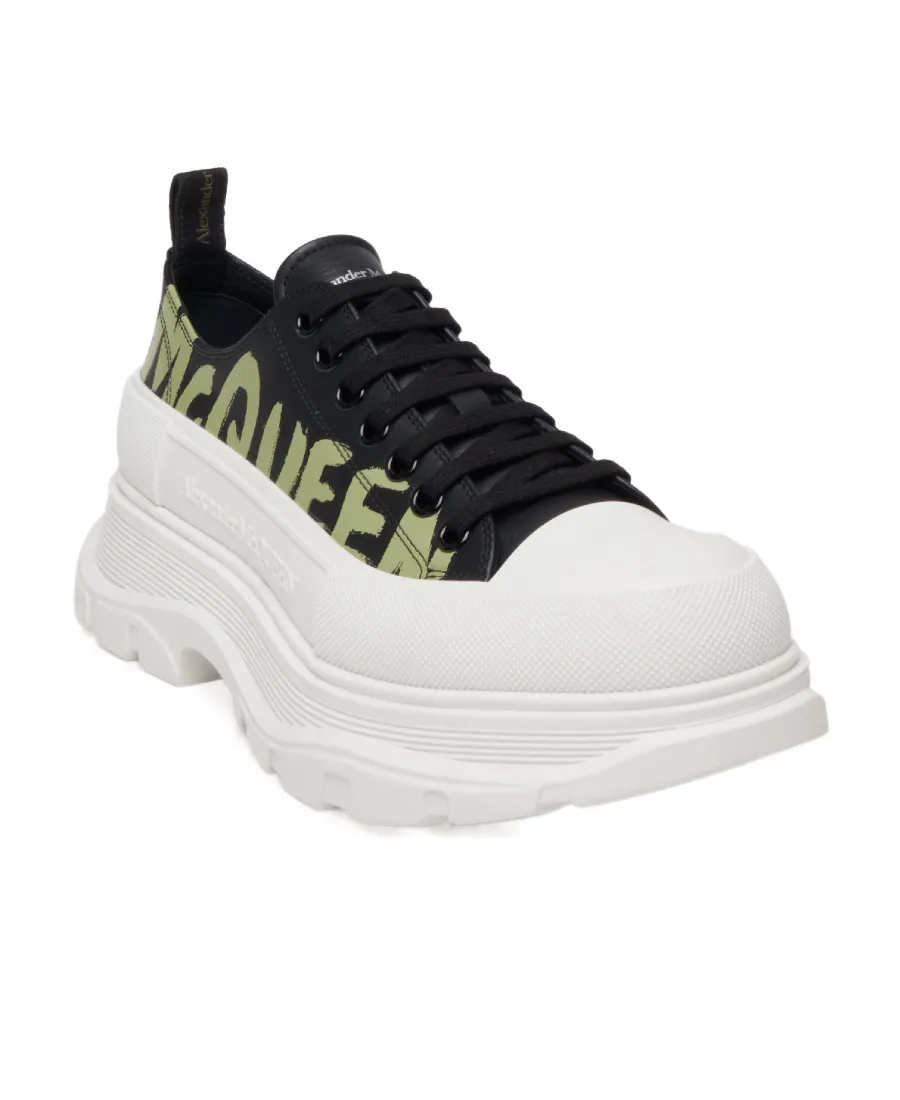 Logo Printed Lace-Up Sneakers