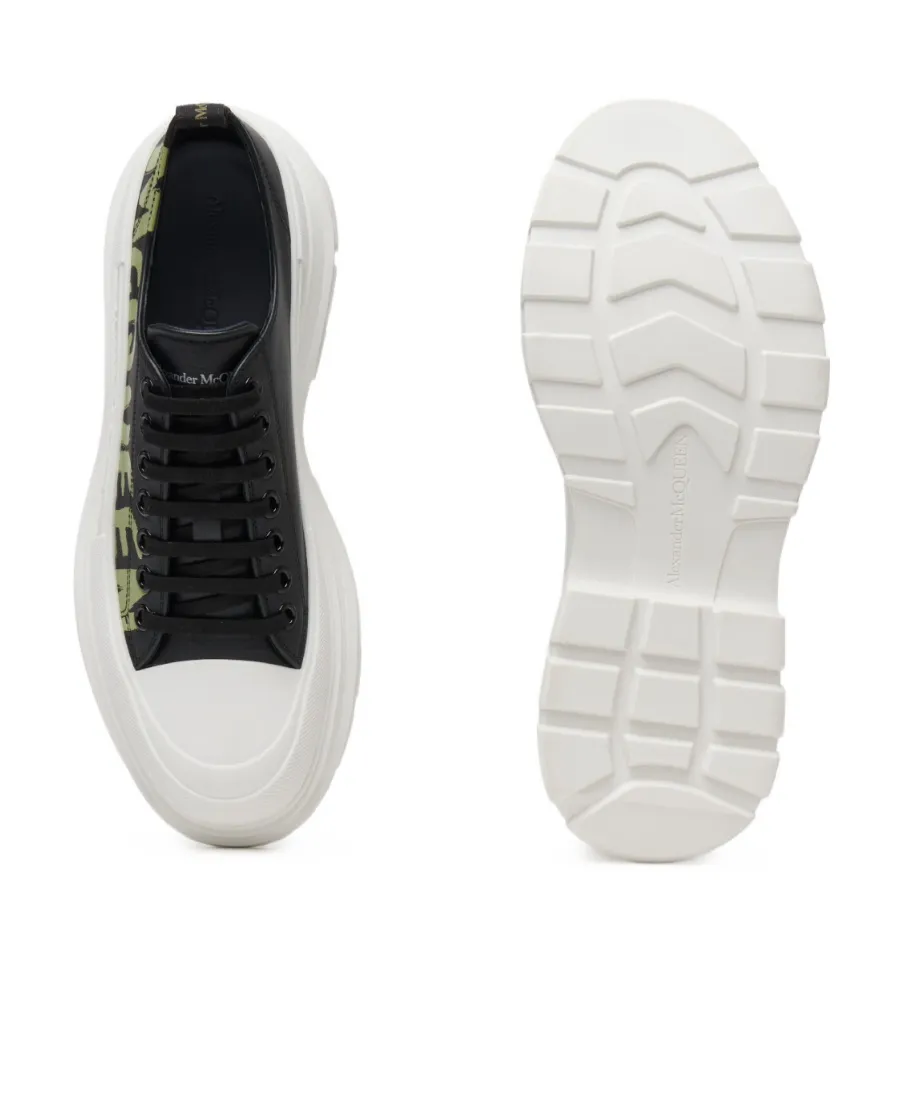 Logo Printed Lace-Up Sneakers