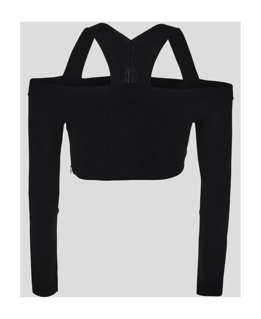 Cut-Out Detailed Cropped Top