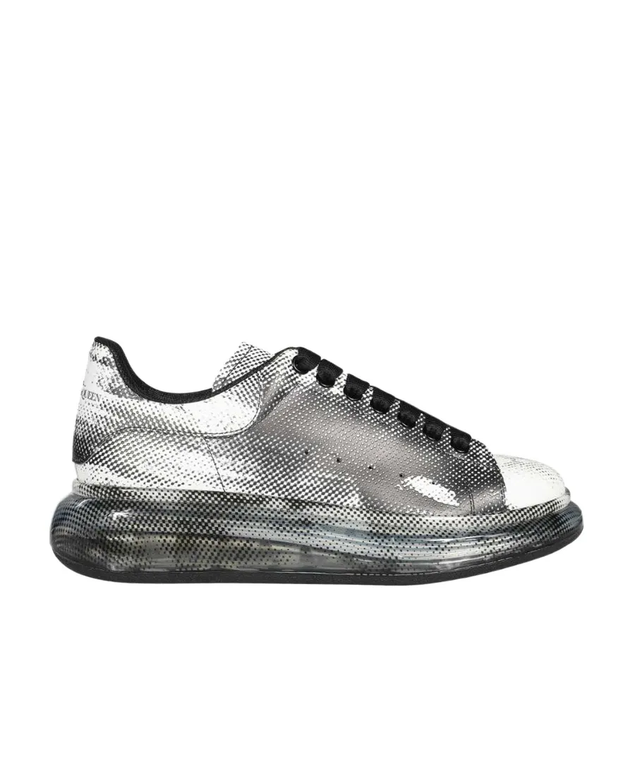 Oversized Pixel-Print Sneakers