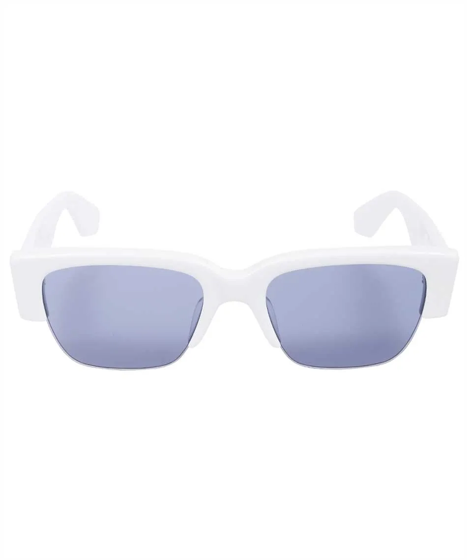 Logo Print Square Frame Sunglasses