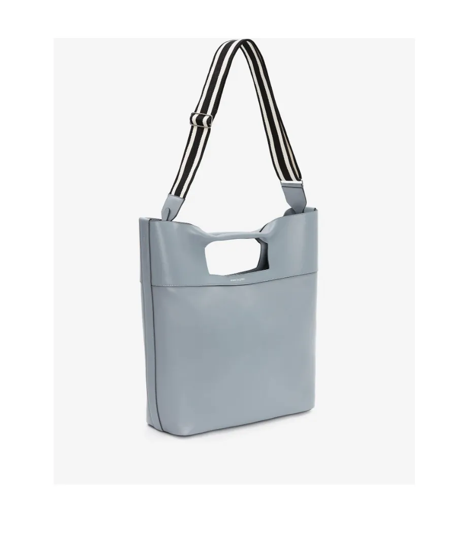 Logo Printed Bow-Detailed Tote Bag