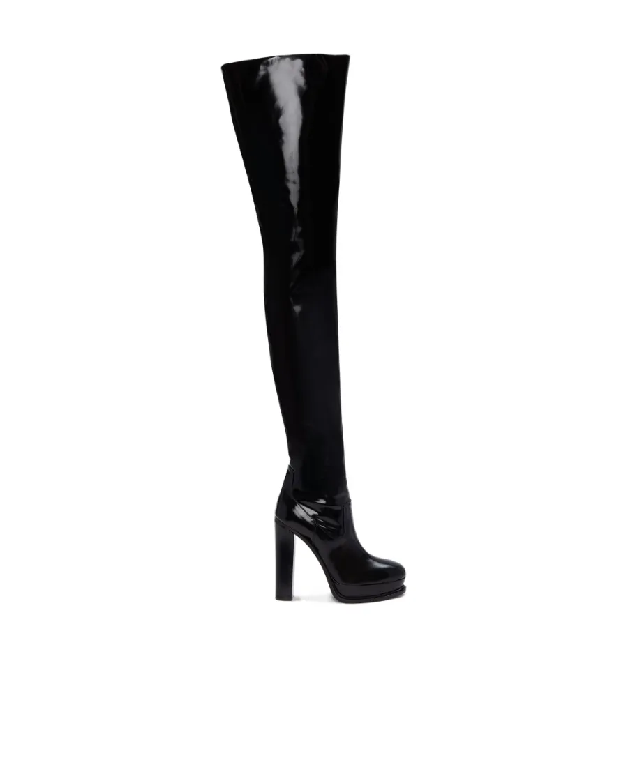 Platform Thigh-High Boots