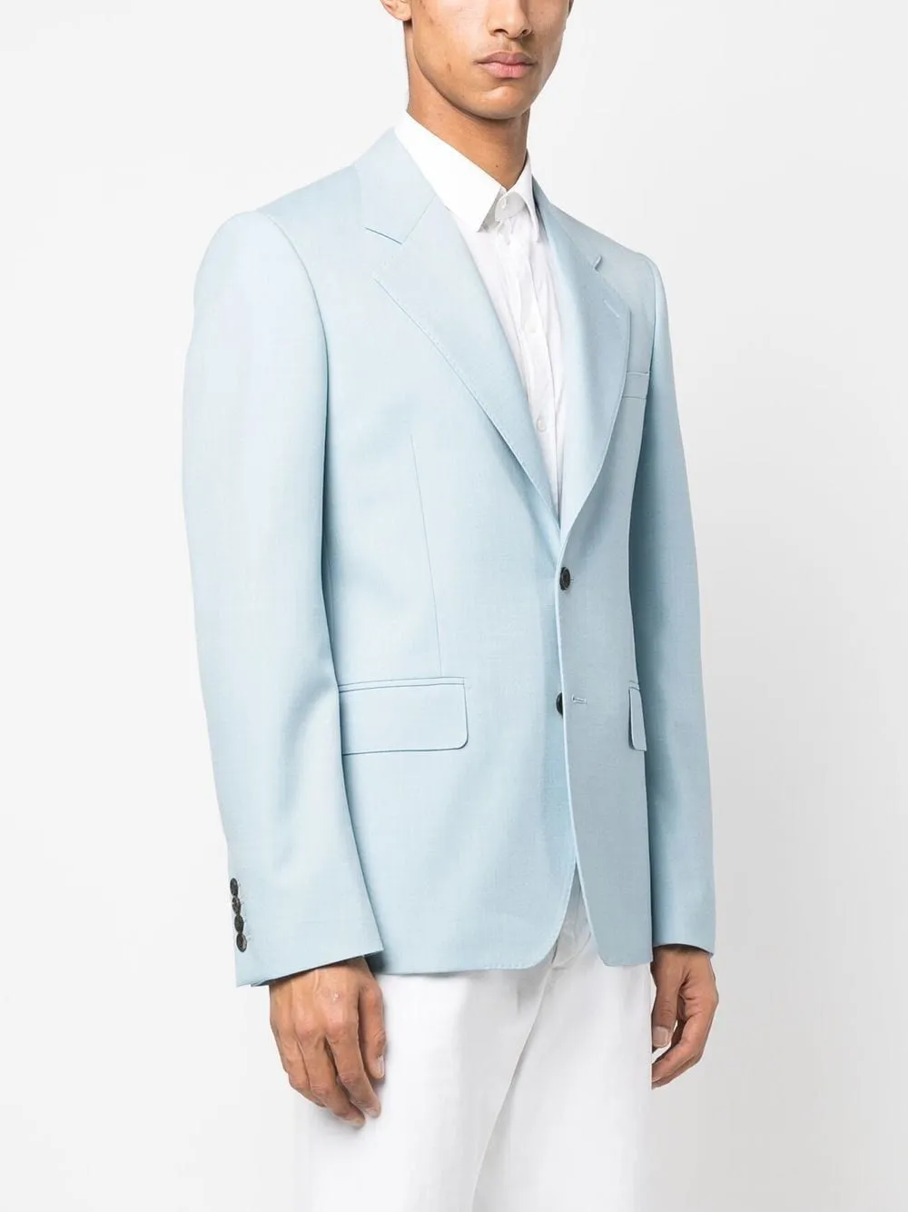 Long-Sleeved Tailored Blazer