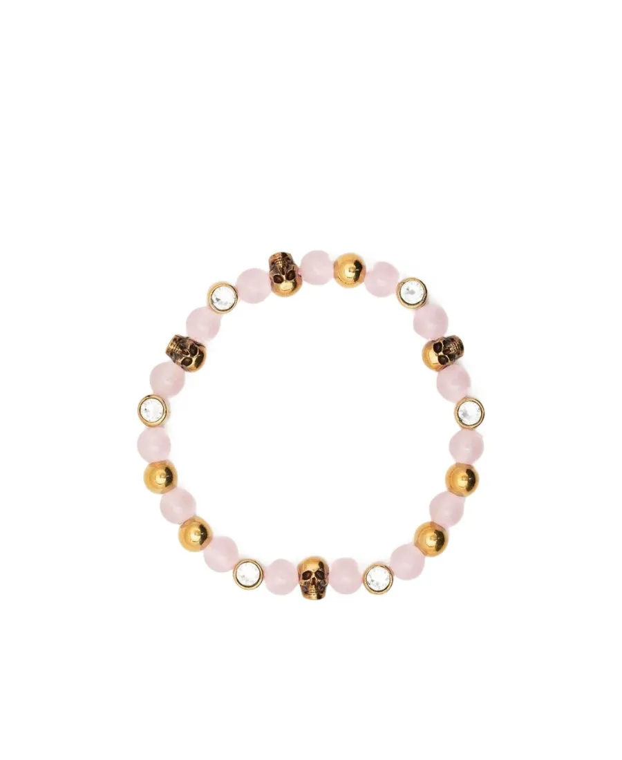 Skull-Charm Embellished Bracelet
