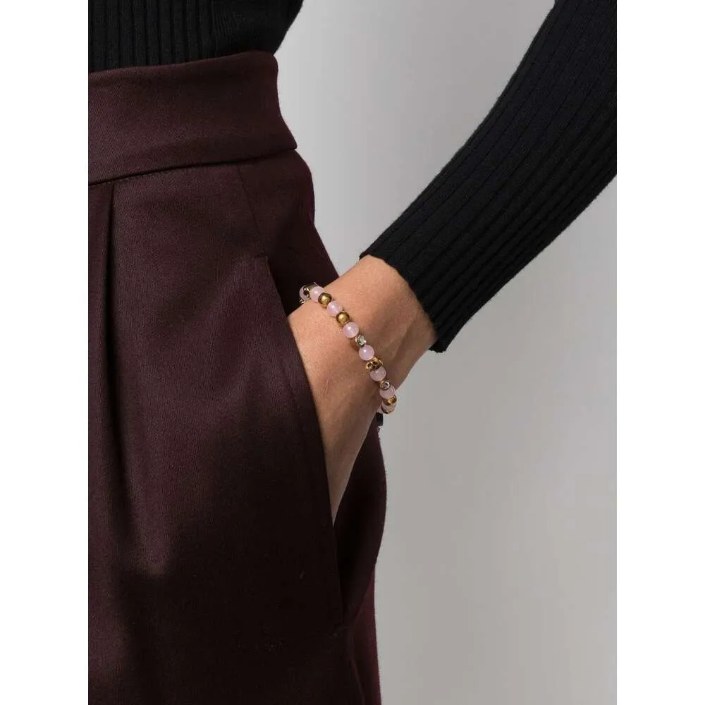 Skull-Charm Embellished Bracelet