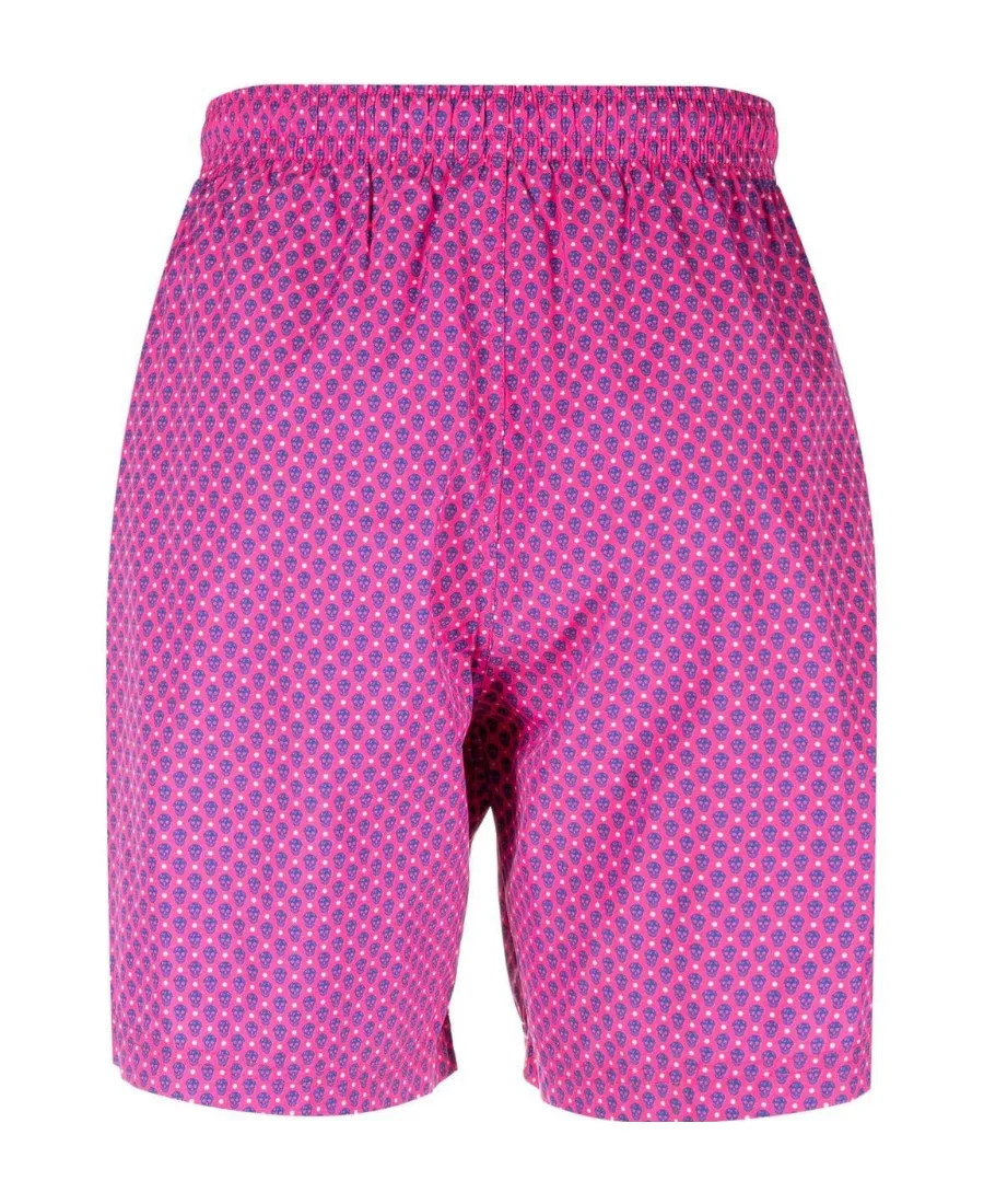 Skull-Print Swim Shorts