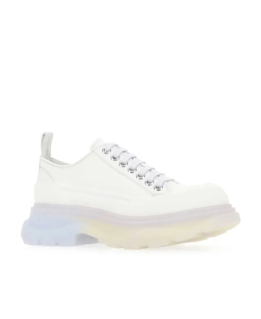 Chunky-Sole Lace-Up Sneakers