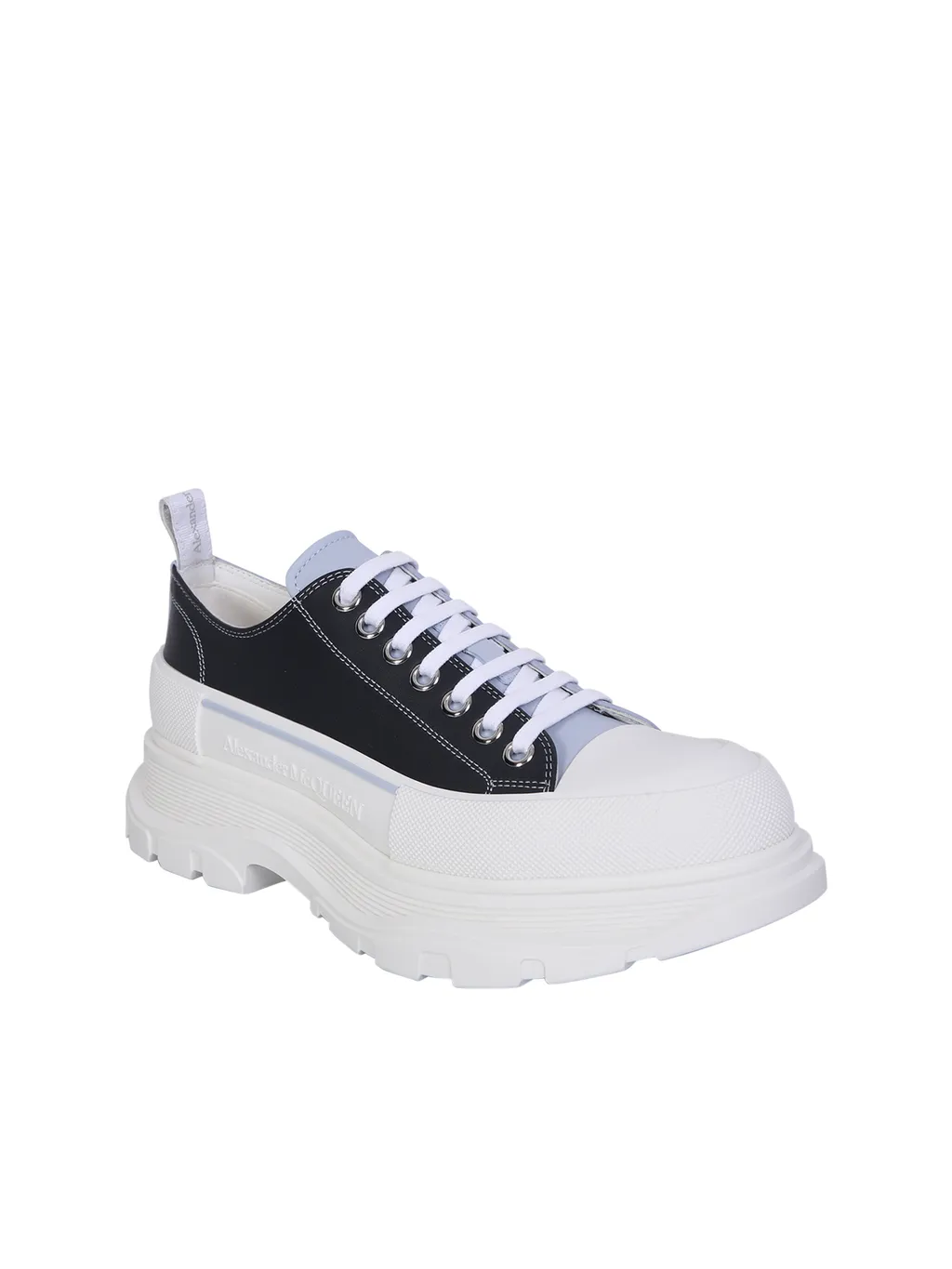 Tread Slick Round-Toe Lace-Up Sneakers