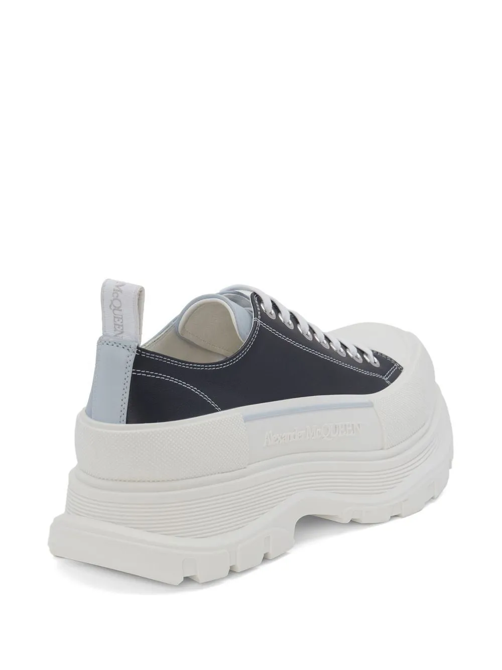 Tread Slick Round-Toe Lace-Up Sneakers