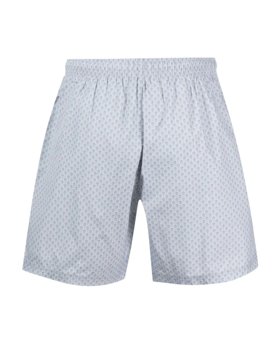 Skull Dotted Swim Shorts