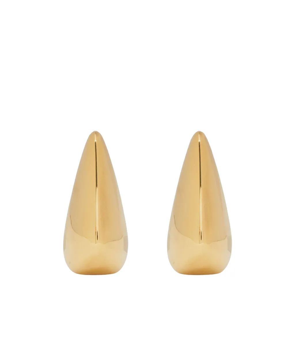 Logo Engraved Thorn Earrings