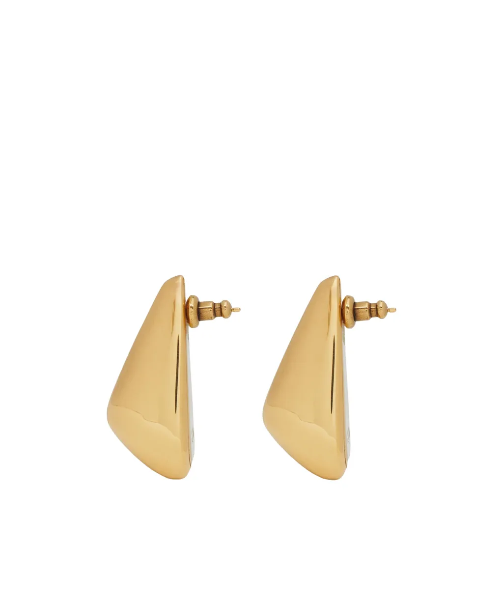 Logo Engraved Thorn Earrings