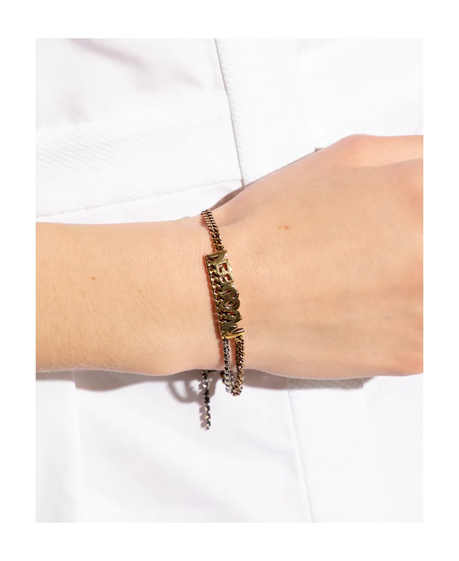 Grafitti Logo Plaque Bracelet