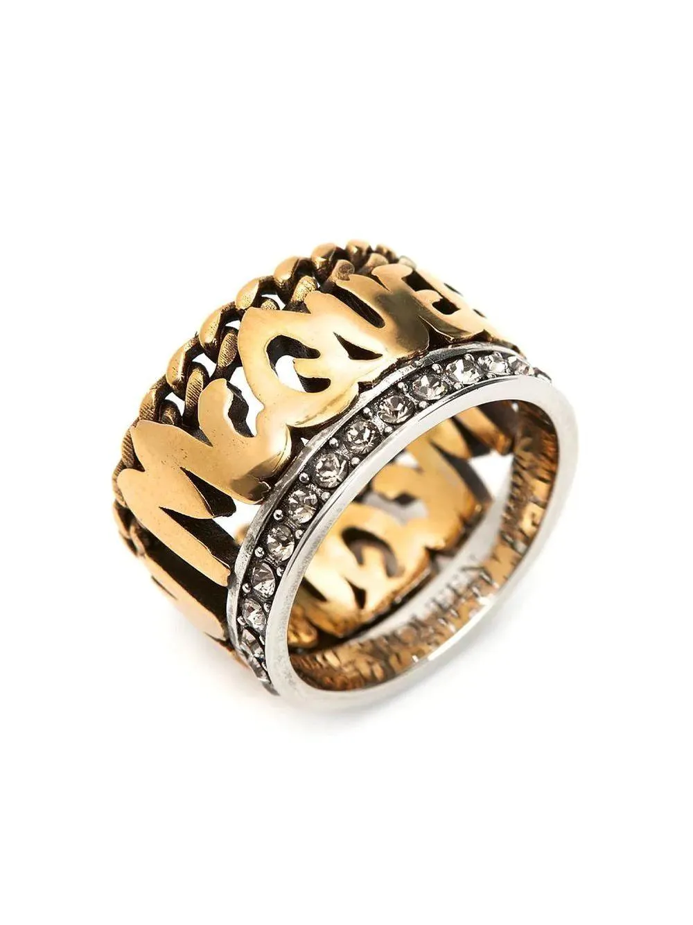 Graffiti Embellished Ring