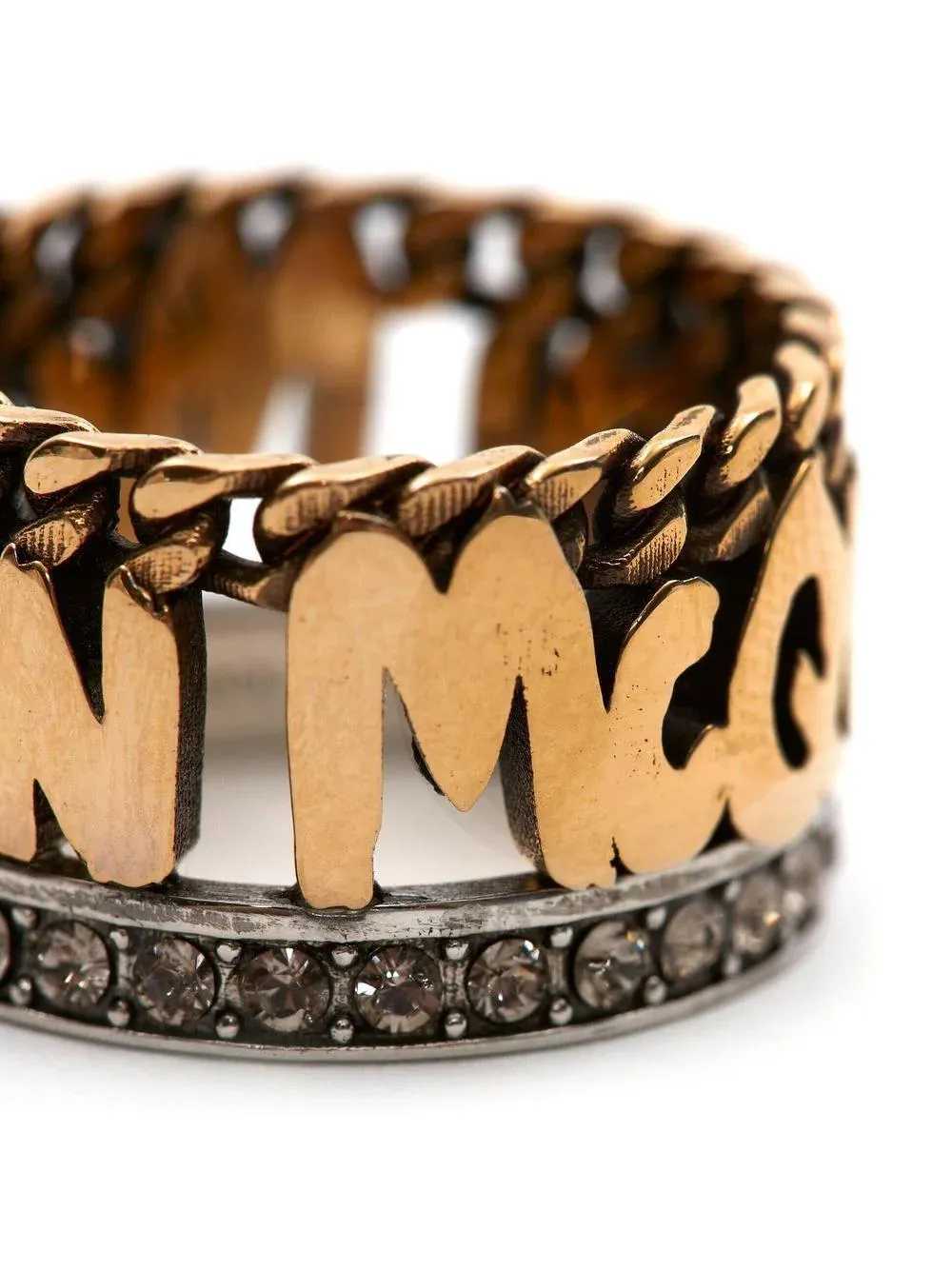 Graffiti Embellished Ring