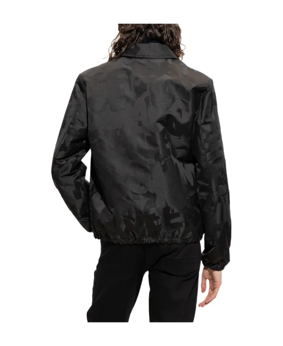 Logo Detailed Buttoned Jacket