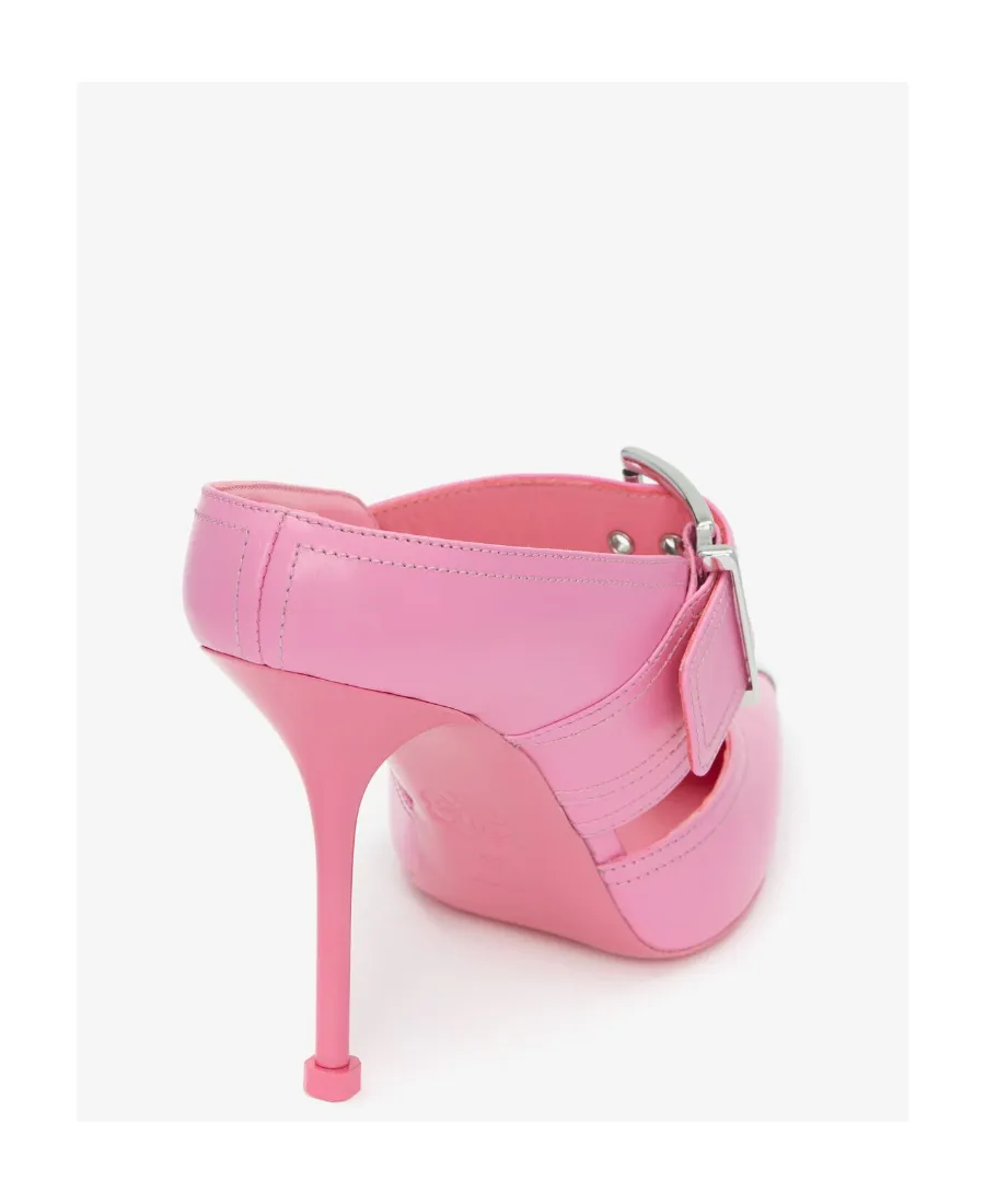 Pointed-Toe Slip-On Mules