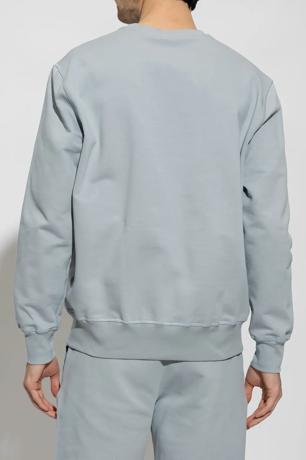 Graffiti Logo Printed Crewneck Sweatshirt