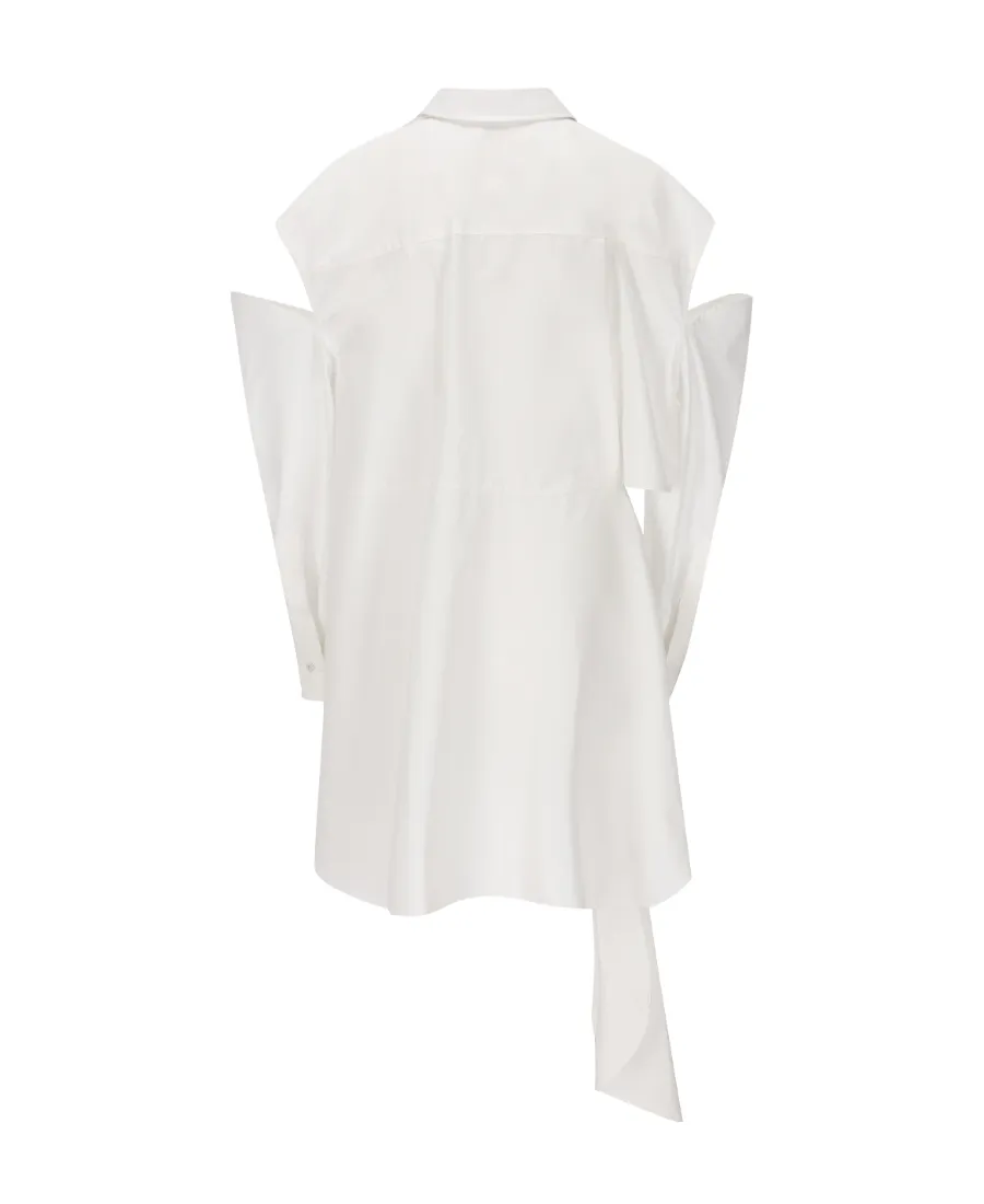 Cut-Out Detailed Shirt Dress