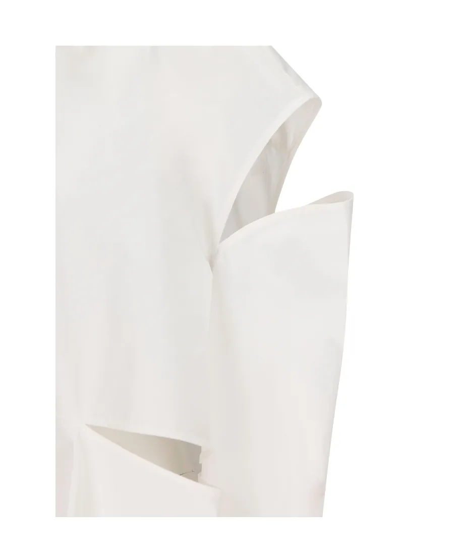 Cut-Out Detailed Shirt Dress