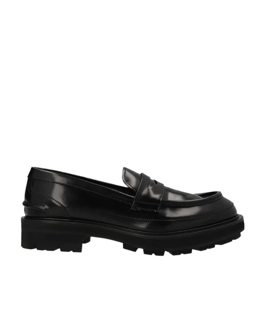 Penny-Slot Slip-On Loafers