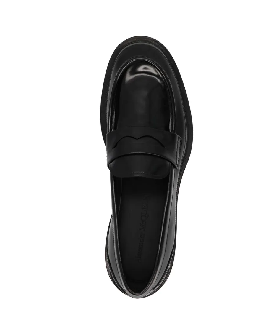 Penny-Slot Slip-On Loafers
