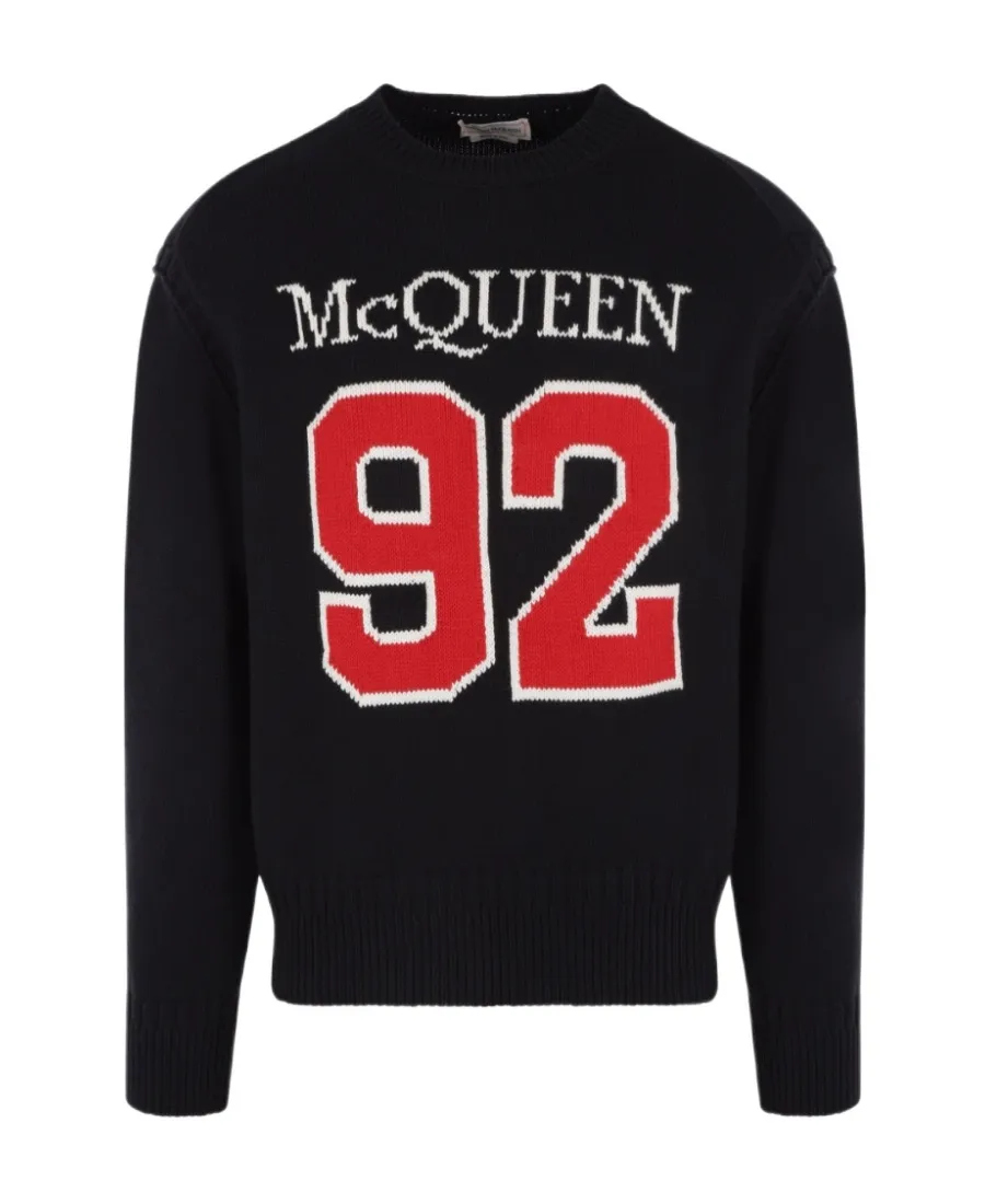 Logo Intarsia Knitted Jumper