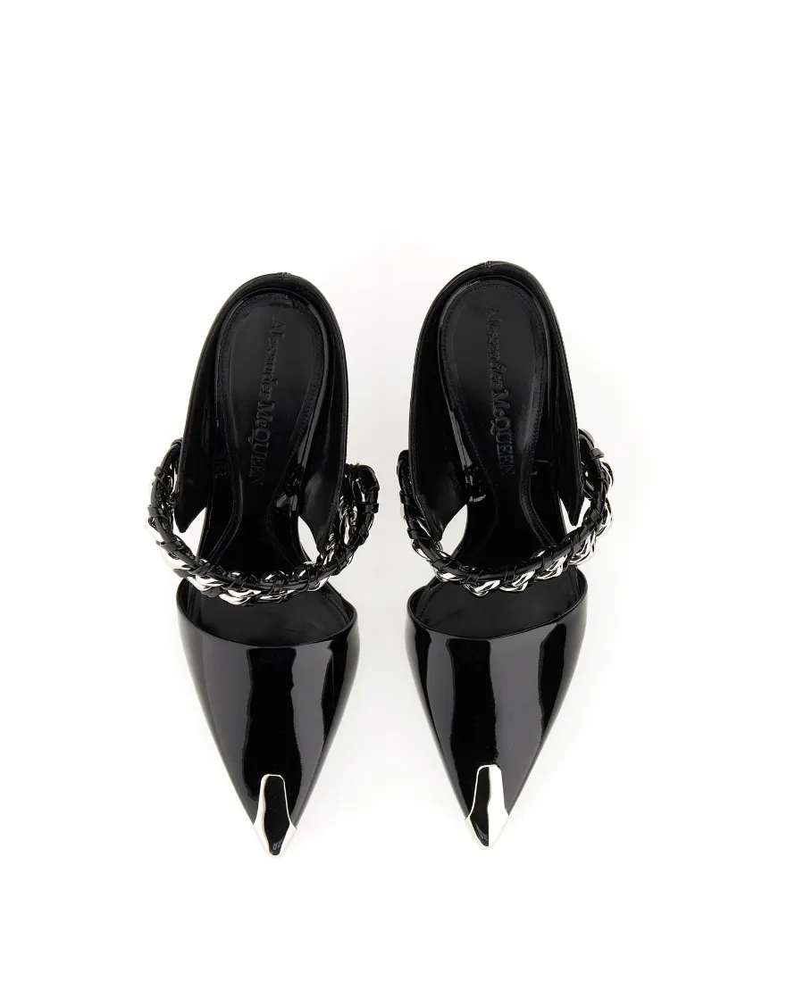 Pointed Toe Slip-On Sandals