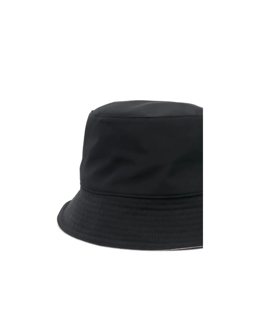 Logo Embroidered Reversible Bucket Hat