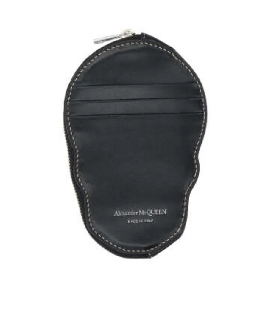 Skull Zipped Wallet
