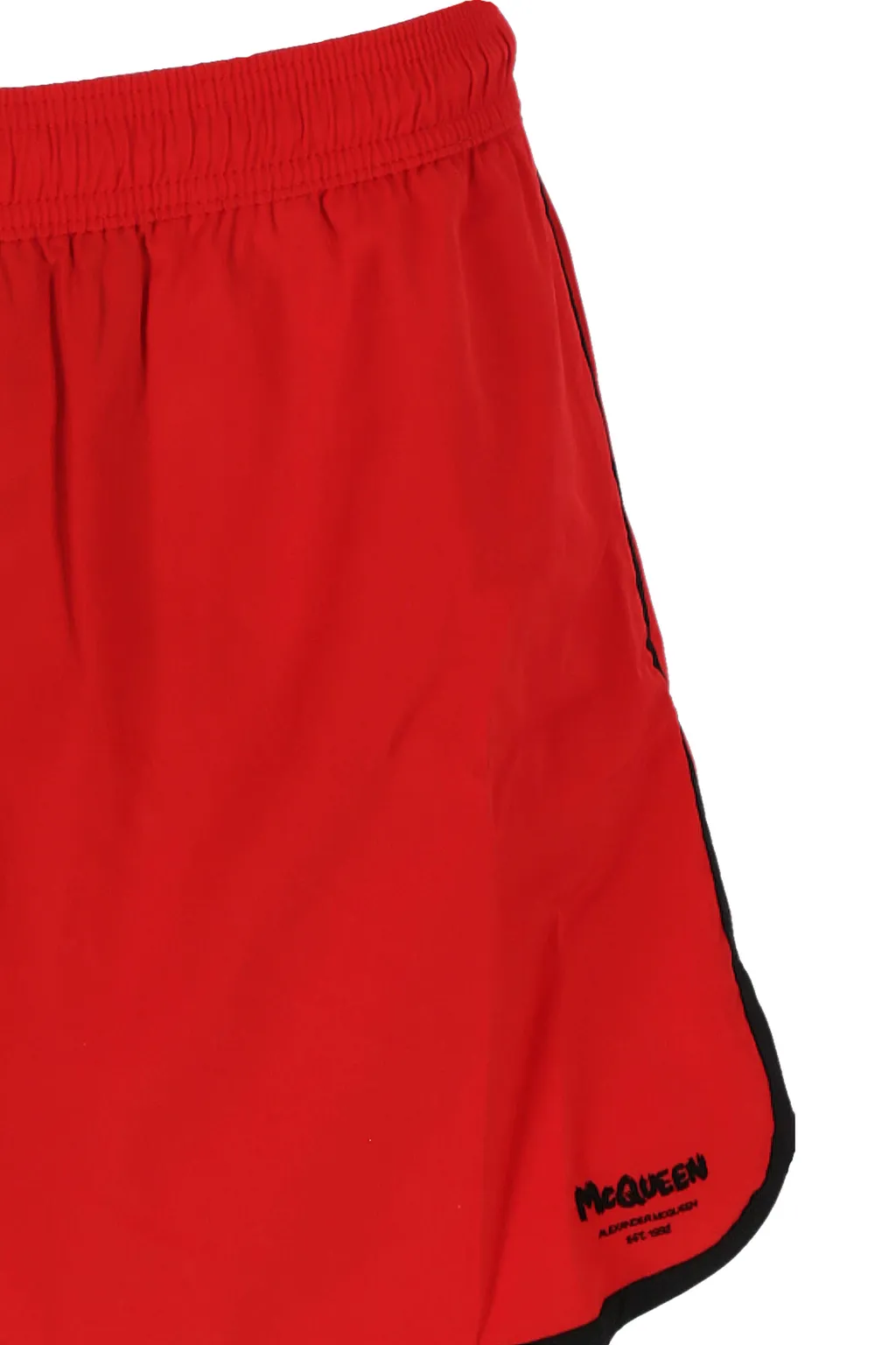 Logo Printed Elasticated Waist Swim Shorts