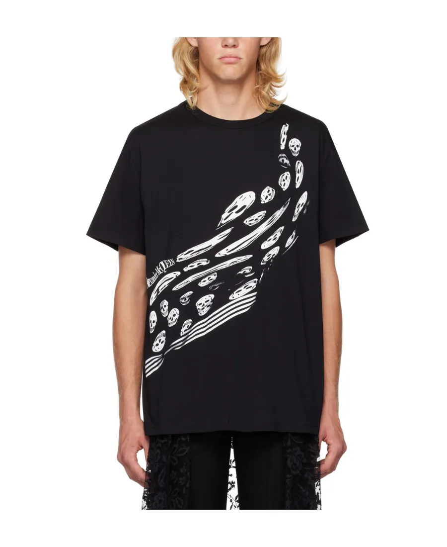 Skeleton Printed Crewneck T-Shirt