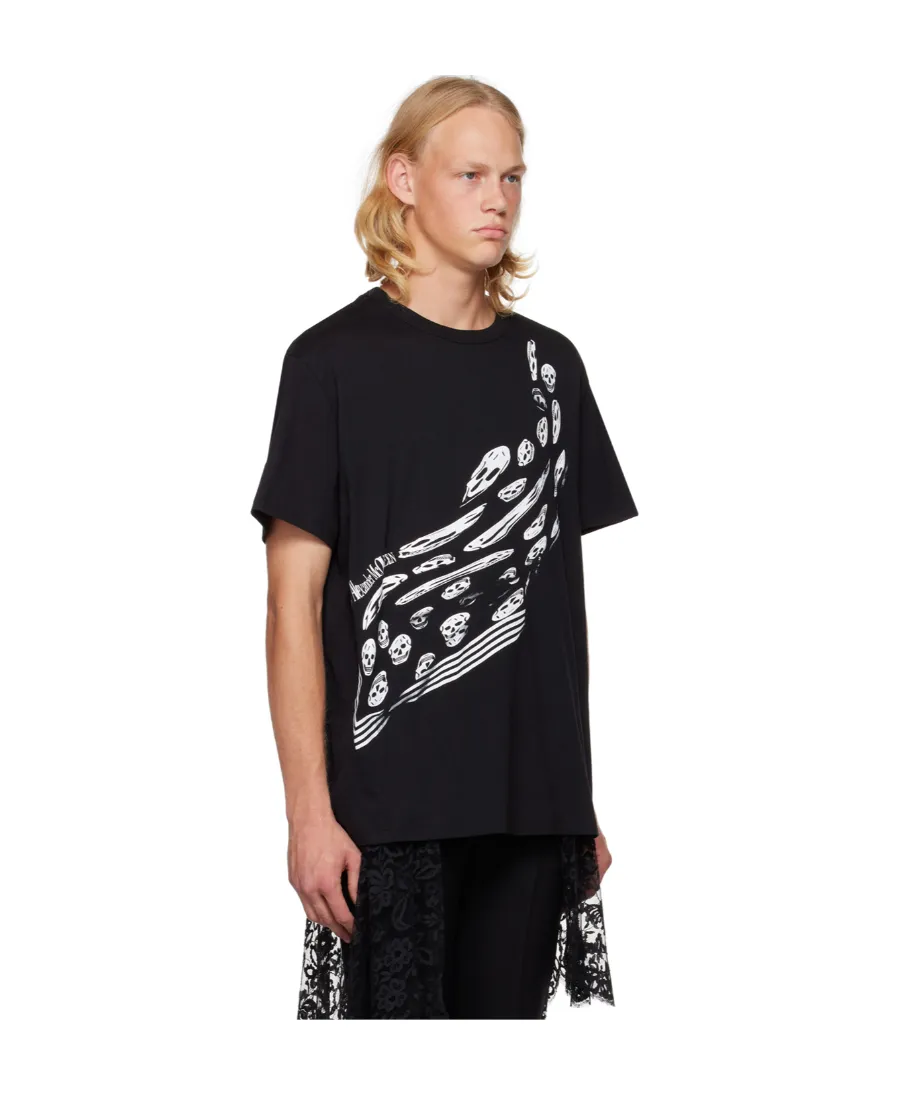 Skeleton Printed Crewneck T-Shirt