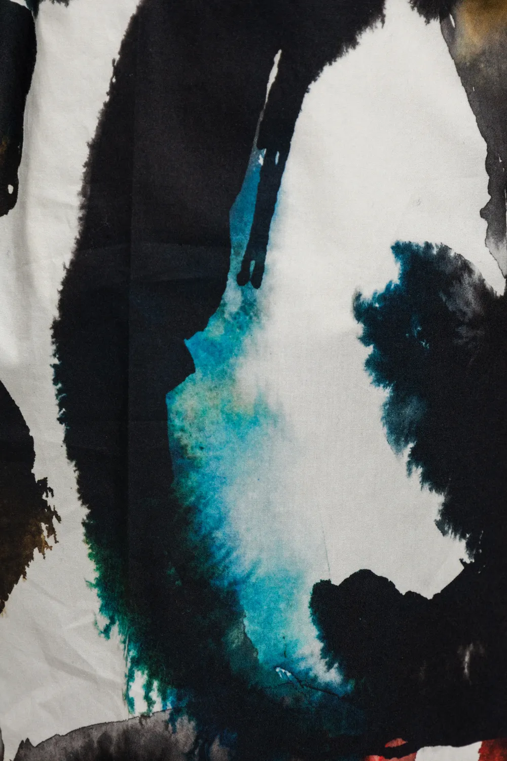 Watercolour Graffiti Printed Shorts