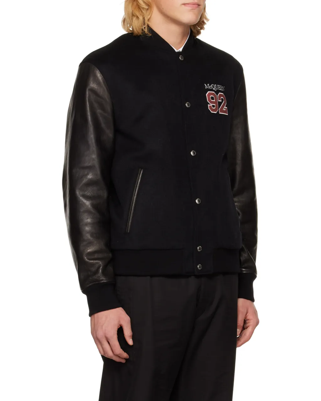Logo Embroidered Buttoned Jacket
