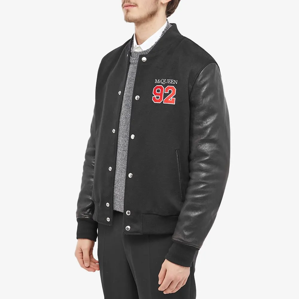 Logo Embroidered Buttoned Jacket