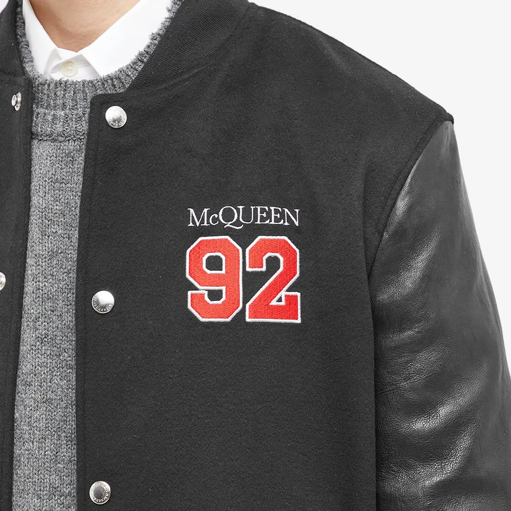 Logo Embroidered Buttoned Jacket