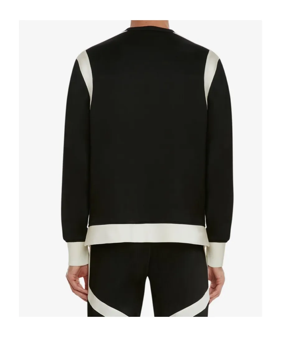 Two-Tone Panelled Sweatshirt