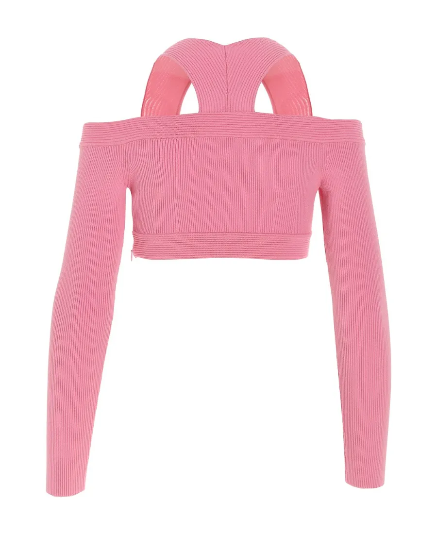 Cut-Out Detailed Cropped Top