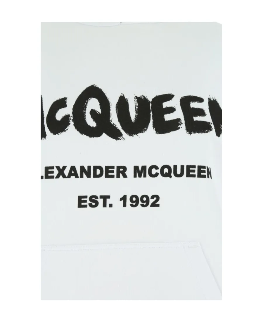 Logo-Print Drawstring Hoodie