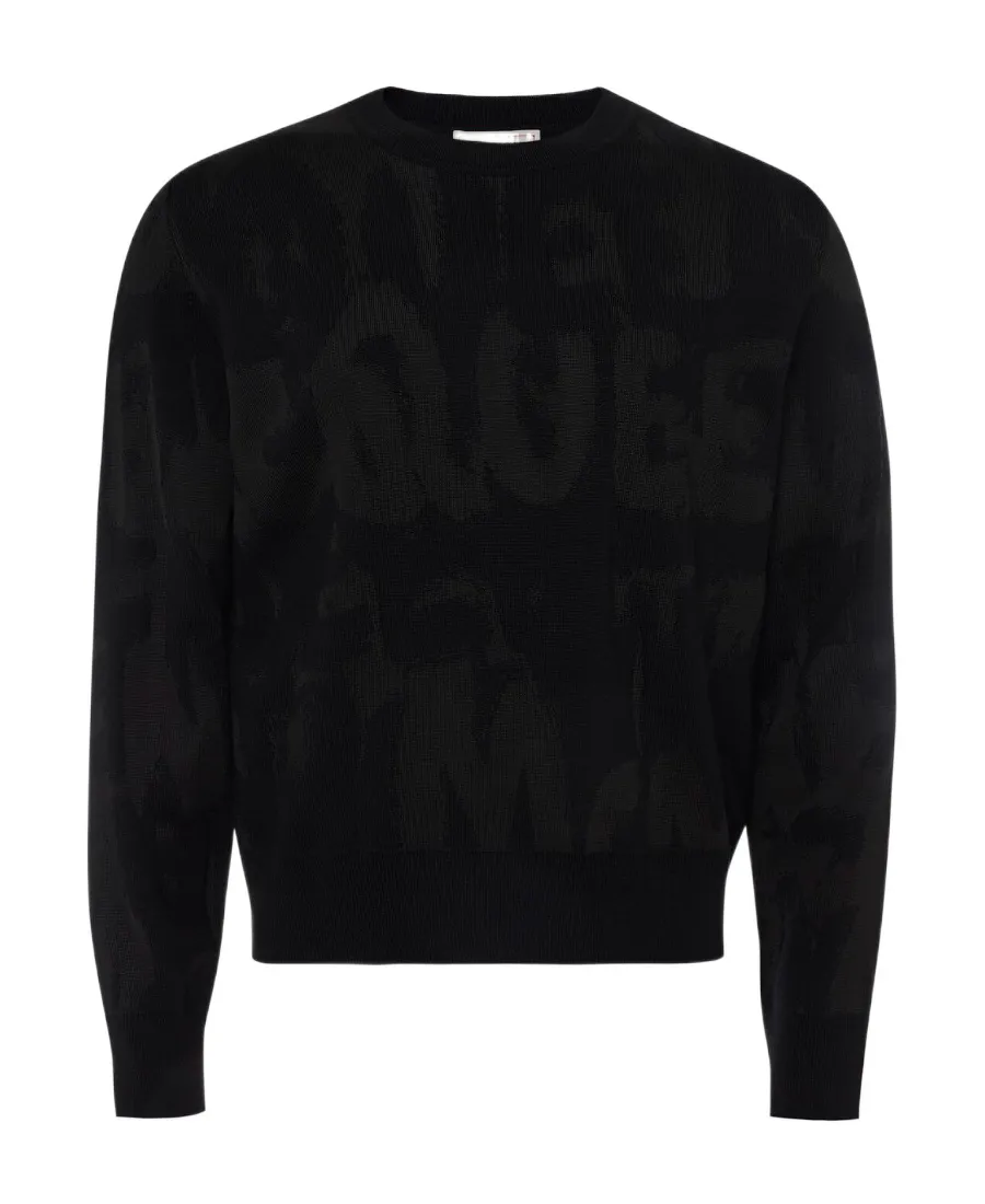 Logo Jacquard Knitted Jumper