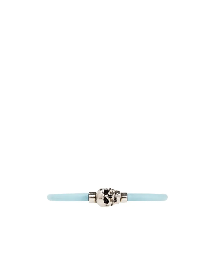 Skull Charm Cord Bracelet