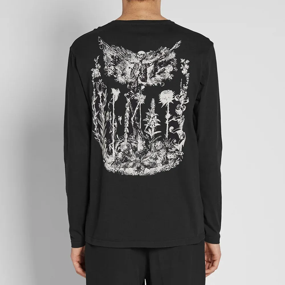 T-Shirt With Round Neck And Long Sleeves