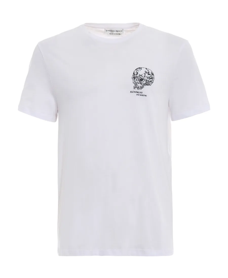 Printed T-Shirts With Flowers And Skulls