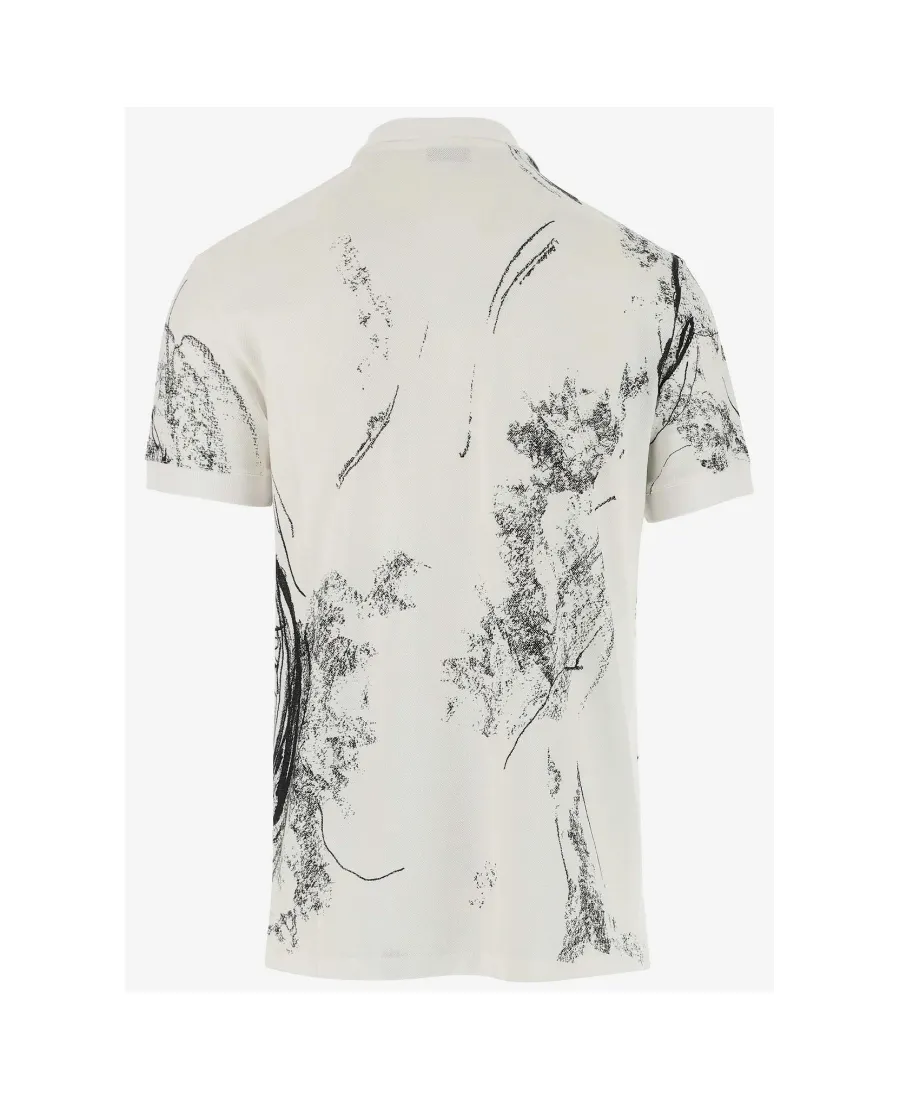 Skull Short-Sleeved Polo Shirt